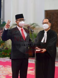 Presiden Joko Widodo Lantik Gubernur Lemhannas dan Kepala Badan Pangan Nasional