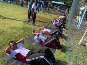 Jaga Kebugaran, Kapolres Pamekasan Mengikuti Giat Test Kesamaptaan Jasmani