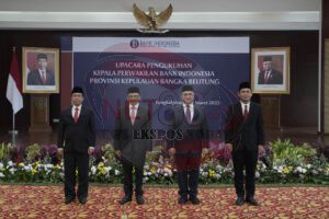 Kepala Kantor Perwakilan Bank Indonesia Babel Resmi Dikukuhkan