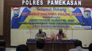 Tim Wasrik Itwasda Polda Jatim Tahun 2022 di Polres Pamekasan, Bentuk Pengawasan Terkait Kinerja Polri