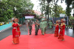 Wali Kota Pangkalpinang Mendampingi Dandim 0413 Menerima Kunjungan Danrem 045/Garuda Jaya Babel