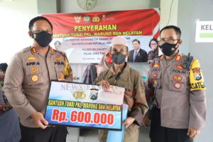 Percepat Pemulihan Ekonomi Nasional, Polres Mojokerto Salurkan BTPKLWN