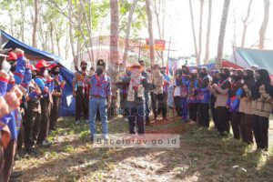 Datangi Tiap Tenda Jamda IV, Kak Melati Pastikan Peserta Kemah Sehat dan Aman