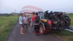 Aksi Balap Liar, Polsek Pademawu Amankan 6 Sepeda Motor