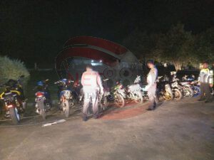 Satlantas Polres Pamekasan Gelar Operasi Antisipasi Balap Liar, 25 Unit Ranmor Diamankan