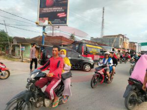 Berikan Rasa Aman, Jajaran Polres Mesuji Lakukan Pengamanan di Pasar Takjil