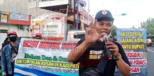 Jalan Banyak Berlobang, Garda Pemuda Sakera Galang Koin