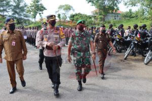 Kapolres Pamekasan Pimpin Apel Gelar Pasukan “ Operasi Mantab Praja Ronggosukowati -2022 “