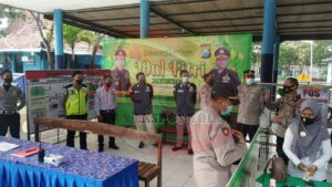 Waka Polres Pamekasan Dampingi Tim Pamatwil Kontrol Pos PAM dan Pos Yan