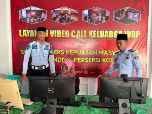 Layanan Kunjungan Online dan Penitipan Makanan Lapas Narkotika Pamekasan Dipadati Pengunjung Luar Kota