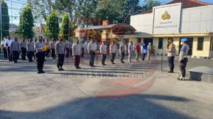 Kunker Menkopolhukam RI, Polres Pamekasan Terjunkan Ratusan Personil Gabungan