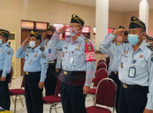 Lapas Pamekasan Ikuti Apel Pegawai dan Halal Bihalal Secara Virtual