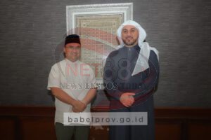 Buka Bersama Syekh Hussein Jaber, Gubernur Bahas Pengembangan Hafiz Alquran