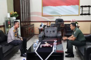 Jalin Silahturahmi, Kapolres Sambangi Dandim 0105/Abar