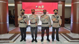 Kapolda Jatim Gelar Upacara Sertijab Kapolresta Banyuwangi
