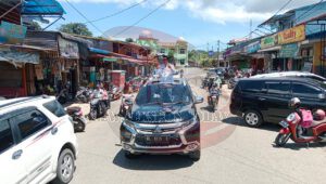 Kades Sinabang Novian Usai Dilantik, Diarak Keliling Desa