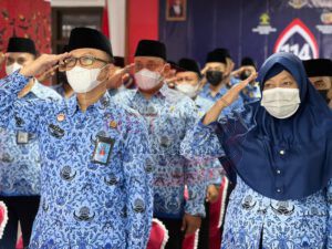 Secara Virtual, Kalapas Pamekasan Beserta Jajaran Ikuti Harkitnas 2022