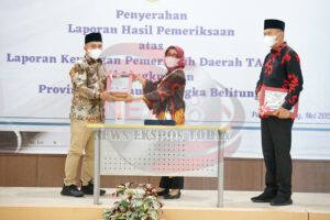 Pemkot Pangkalpinang Kembali Raih Opini WTP Lima Kali Berturutan