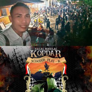 Halal Bihalal Vespa se-Pati Raya, Ahmad Purwanto Sukses Jadi Tuan Rumah