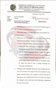 Telusuri Dugaan Kecurangan Seleksi Ujian Perangkat Boyolangu, Camat Bentuk Tim Investigasi