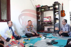 Wujud Kepedulian Pimpinan, Kapolres Aceh Barat Jenguk Personil Yang Sakit Menahun
