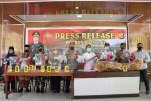 Kapolres Simeulue Pimpin Gelar Press Release di Joglo Mapolres Simeulue