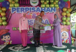 Kapolres Hadiri Acara Perpisahan dan Wisuda, TK Keumala Bhayangkari Cabang Aceh Barat