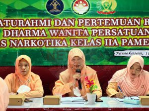 DWP Lapas Narkotika Pamekasan Lakukan Pertemuan Rutin