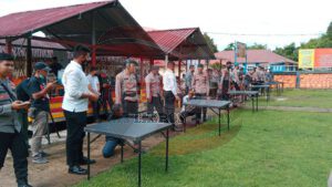 Polres Simeulue Gelar Lomba Menembak bersama Wartawan