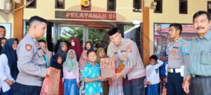 Polres Aceh Barat dan Polsek Jajaran Beri Santunan Anak Yatim Dalam Rangka HUT Bhayangkara ke 76