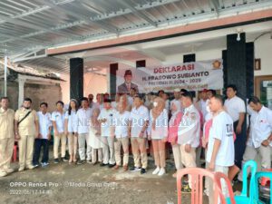 Gebrakan Seluruh Kader!!! Ketua DPC Gerindra Pati Gelar Deklarasi Prabowo Presiden RI