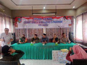 Pisah Kenal Camat Diwek dan Kasubag Sungram Kecamatan Diwek