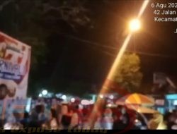 Pelaksanaan Pasar Malam di Lapangan Nguling Tanpa Adanya Penerapan Prokes Hingga Jalan Jadi Macet
