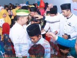Peringati 10 Muharram, MWC NU Karang Penang Santuni 250 Anak Yatim