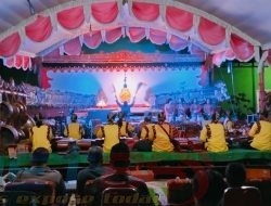 Pagelaran Wayang Kulit, Meriahkan Acara Bersih Desa Rejomulyo dan Peringatan HUT Kemerdekaan RI ke-77