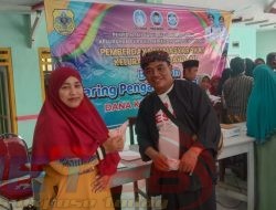 Penyaluran Bantuan Jaring Pengaman Sosial Kelurahan Curahdami Berjalan Lancar