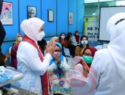 Ibu Iriana dan Ibu Wury Tinjau Pelaksanaan Tes IVA di Tangerang