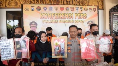 9 Pengedar Narkotika Berhasil Diringkus Satnarkoba Polresta Madiun