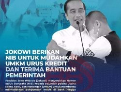 Jokowi Berikan NIB Untuk Mudahkan UMKM Urus Kredit Dan Terima Bantuan Pemerintah