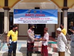 Giat Bakti Religi dan Bansos Satlantas Polres Pamekasan, Peringati Hari Lalu Lintas Bhayangkara ke 67