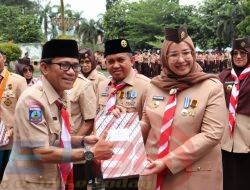 Walikota PGK Memperingati HUT Pramuka Ke 61 Tahun 2022