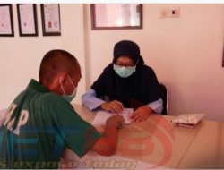Lapsustik Pamekasan Gelar Screening Jiwa dan Pemeriksaan VCT HIV dan AIdS Kepada WBP