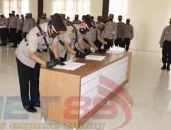 Sertijab Kapolsek Kalianget dan Bluto Dipimpin Langsung Kapolsek Sumenep