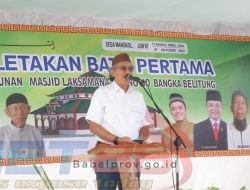 Diinisiasi Oleh Para Mualaf, Masjid Bernuansa Tionghoa Akan Hadir di Babel