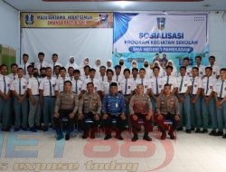 Polres Pamekasan Gelar Sosialisasi Rekrutmen Proaktif Bintara Polri TA. 2023 di SMAN 1 Pamekasan