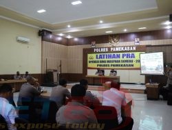 Polres Pamekasan Gelar Giat Lat Pra Ops Bina Waspada Semeru 2022