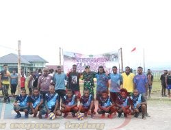 Satgas Yonif Raider 514/SY Mencari Bibit Atlit di kota Kenyam