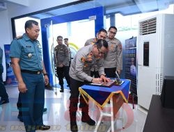 Perkuat Sinergitas, Brigjen Pol Andi Rian Silaturahmi ke Danlanal Banjarmasin