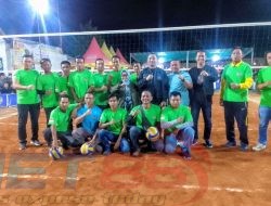Desa Kedawong Kecamatan Diwek Gelar Bola Voli Antar Club