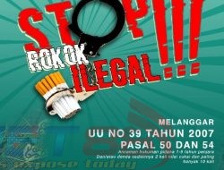 Stop Rokok Ilegal di Pamekasan